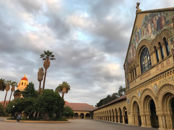 Golden Hour on Main Quad, as captured by the author en route to class in the fall of 2017.