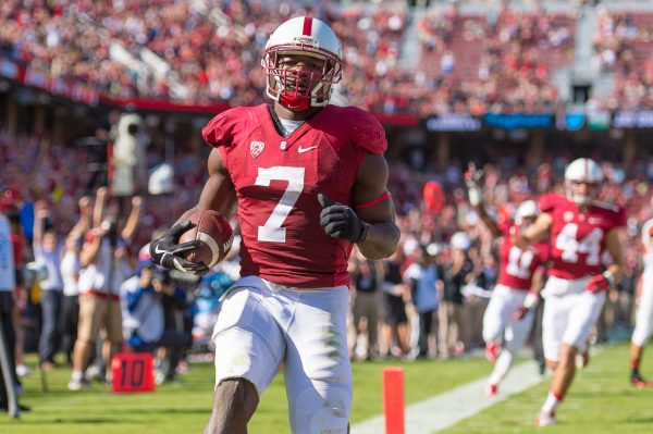 Ty Montgomery (above) took a 50-yard punt return to the house against Oregon State his senior year in 2014. This year, he will look to revitalize his NFL career with the New Orleans Saints. (Photo: JIM SHORIN/isiphotos.com)