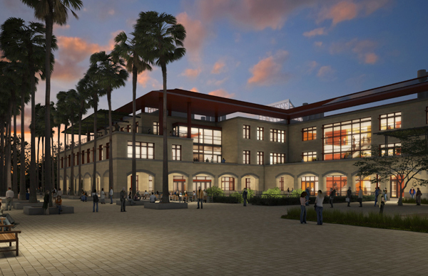 The Bioengineering and Chemical Engineering Building (Render: Stanford News Service)