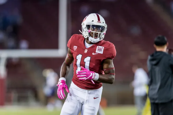 Senior cornerback Paulson Adebo (above) announced on Thursday that he will not return for the upcoming Pac-12 football season. Instead, the two-time All-Pac-12 First Team member will set his sights on the 2021 NFL Draft. (Photo: KAREN AMBROSE HICKEY/isiphotos.com)