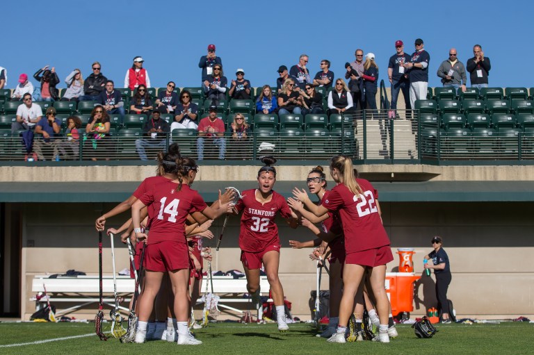 The Cardinal went 1-1 in the Pac-12 before the 2020 season was cut short by COVID-19. Danielle Spencer was named head coach of Stanford women's lacrosse on June 12, 2019. (Photo: MACIEK GUDRYMOWICZ/ISI Photos)