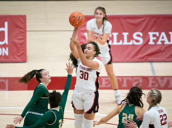 Sophomore guard Haley Jones (above, 30) finished with a career-high 25 points in the win over UNLV. (Photo: JOHN TODD/isiphotos.com)