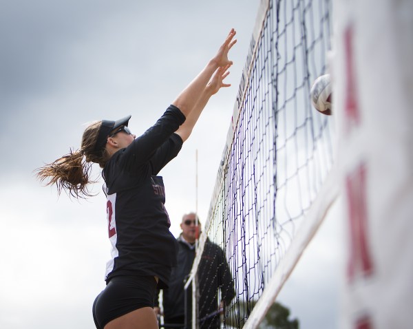 Junior Charlie Ekstrom (above) composed one half of Stanford beach volleyball's No. 1 pair last season alongside senior Sunny Villapando. The Cardinal opens its ninth season against Long Beach State on Friday. (Phot: ERIN CHANG/isiphotos.com)