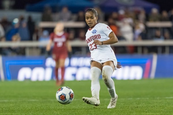 Senior defender Kiki Pickett (above) will have to anchor the Cardinal's backline this season without the help of junior defender Naomi Girma, who is out with an ACL tear. (Photo: JIM SHORIN/isiphotos.com)