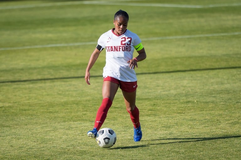 Senior defender Kiki Pickett (above) will look to continue to anchor the Cardinal's defense against Cal on Saturday. (Photo: JIM SHORIN/isiphotos.com)