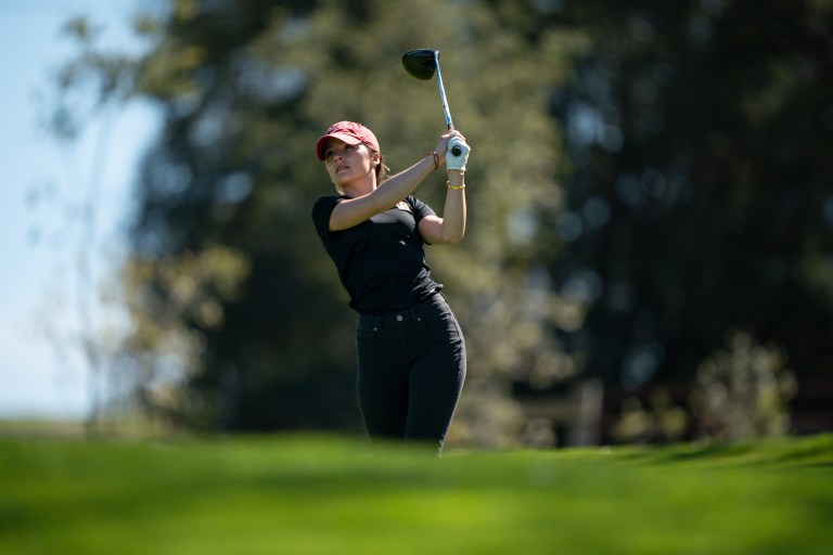 Freshmen Rachel Heck and Sadie Englemann (above) headline Stanford women's golf lineup at the Ping ASU Invitational. (Photo: JOHN TODD/isiphotos.com)