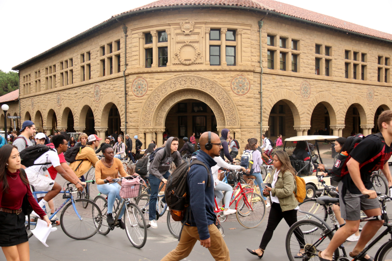 People traveling through the “Circle of Death”