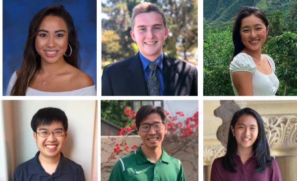 BIOE 122 teaching assistant Elizabeth Trinh, student Matthew Greer, student Kelly Kim, teaching assistant Eric Liu, student Tony Chang and student Evelyn Zhang. (Photo courtesy of those pictured)