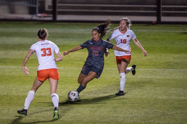 Freshman forward Samantha Williams (above) has been a bright spot for the Cardinal this season. (Photo: KAREN HICKEY/isiphotos.com)