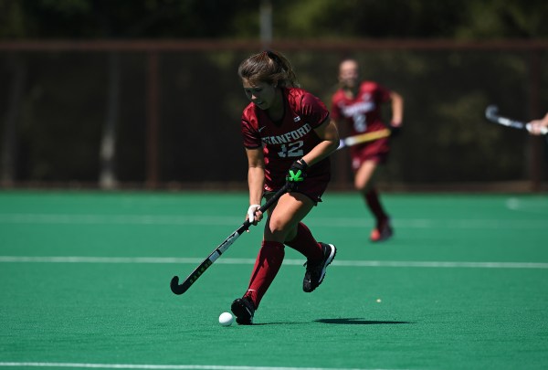 Haley Mossmer attacks with the ball.