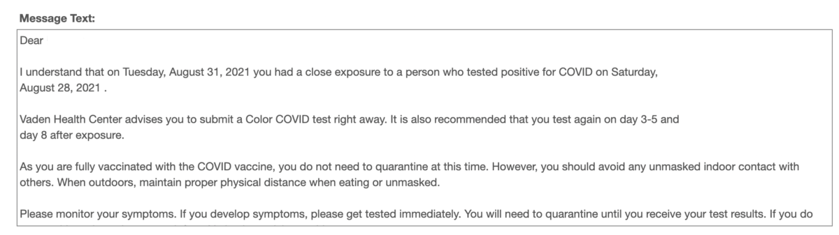 'We always knew this was going to happen': Incoming RA tests positive for COVID-19 during in-person training