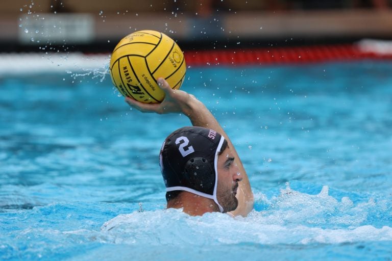 Graduate student driver Tyler Abramson (2 above) led the Cardinal in goals in both games this weekend.