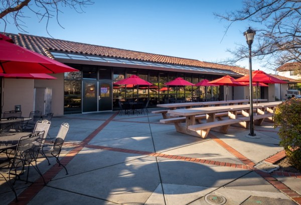 The front of Wilbur Dining Hall