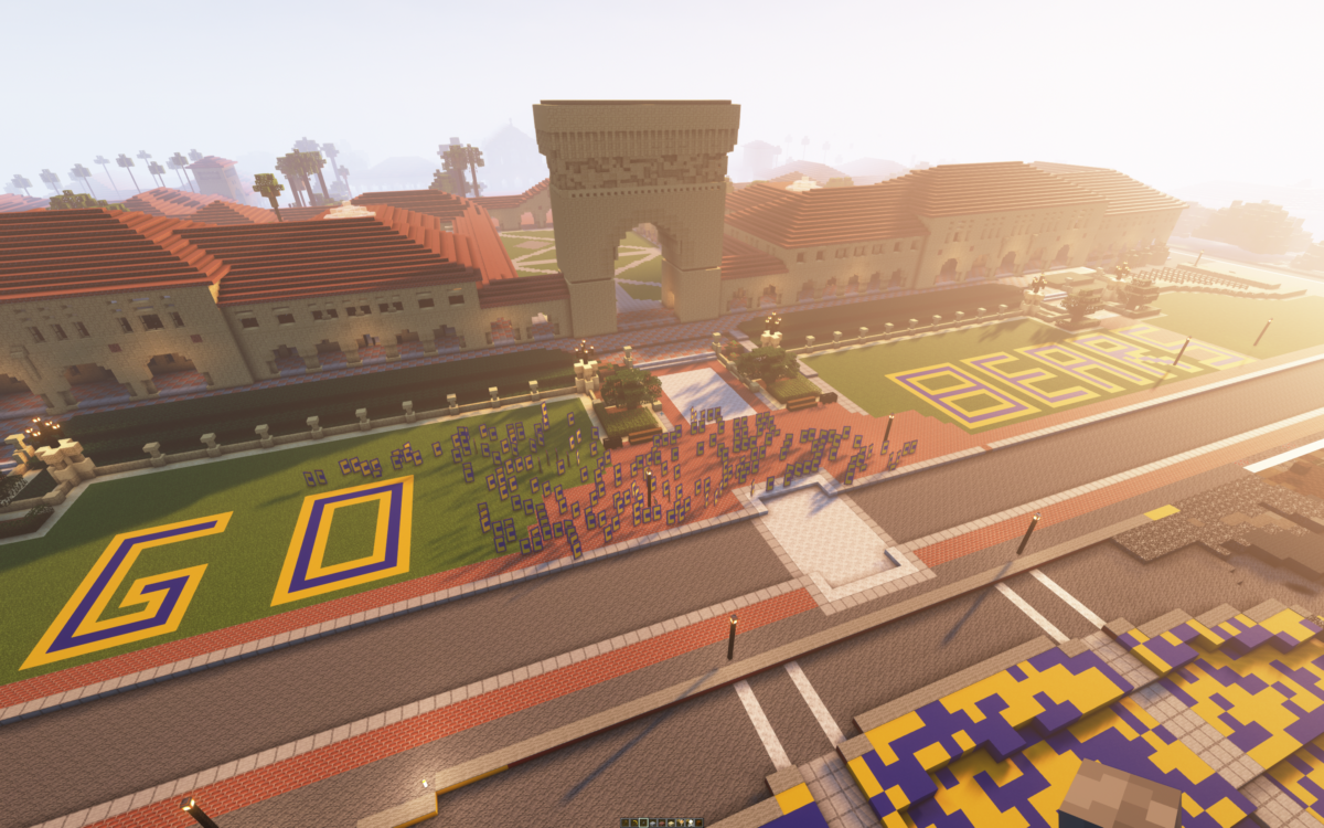 Cal supporter vandalizes Stanford’s campus in Minecraft