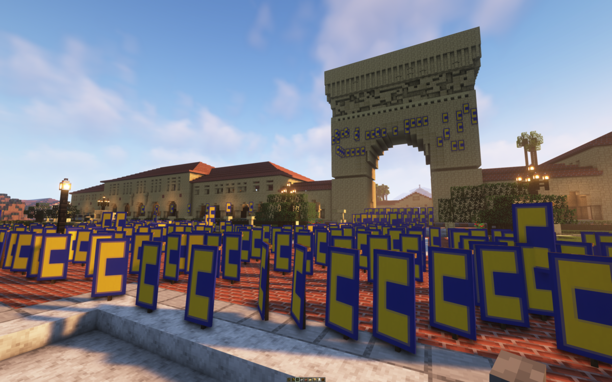 Cal supporter vandalizes Stanford’s campus in Minecraft