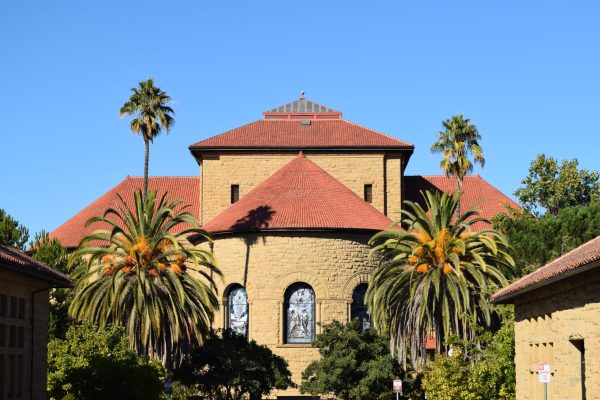 The back of memorial church