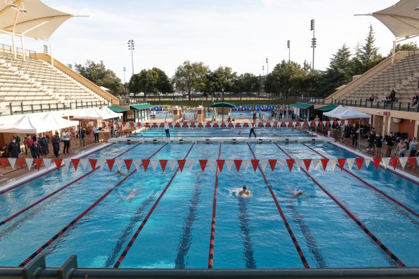 Avery Aquatic Center from above.