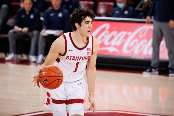 Freshman guard Isa Silva dribbles the ball up the court.