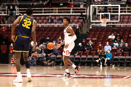 Harrison Ingram playing basketball