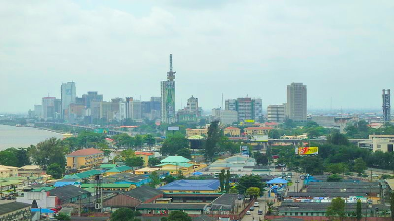 A landscape photo of Lagos, Nigeria. Courtesy of Wikimedia Commons