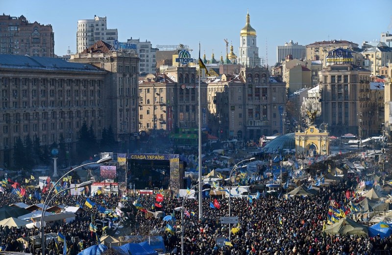 Rally on Euromaidan, near Kyiv, 02 February, 2014