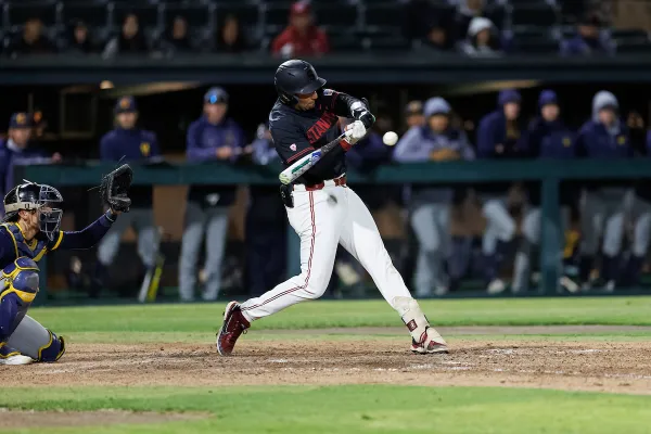 Brett Barrera swings at a pitch