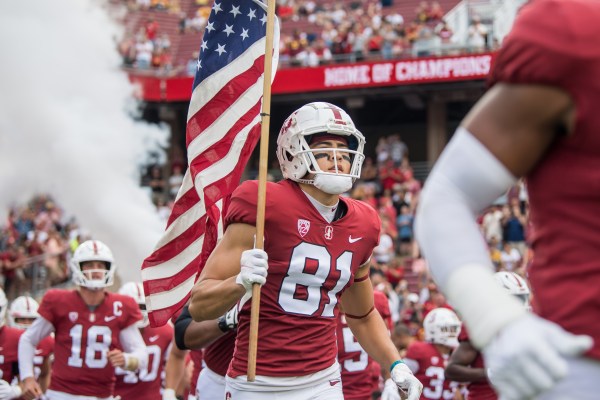 Brycen Tremayne before a game against USC on September 10, 2022. The wide receiver will have his hands full with a talented Washington secondary this weekend. (Photo: KAREN HICKEY/ISI Photos)