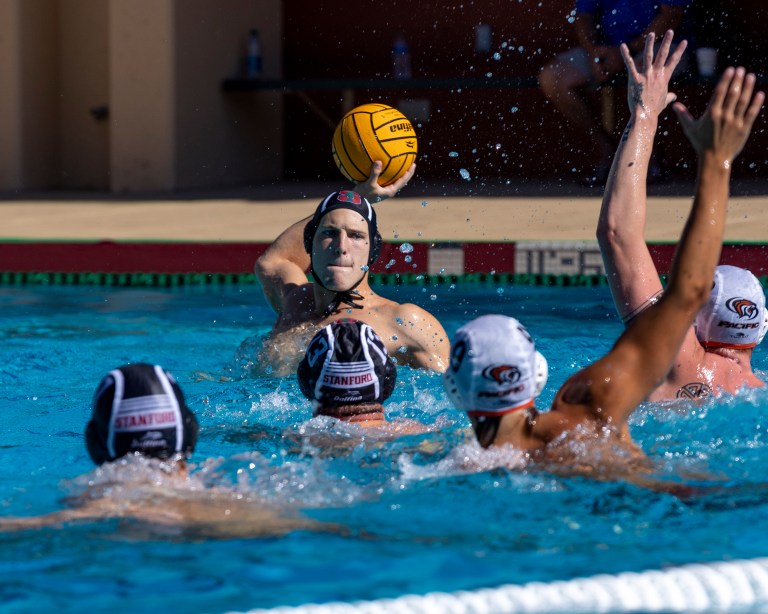 Grant Watson shoots in the pool