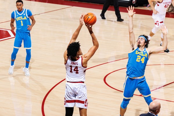 Spencer Jones against UCLA