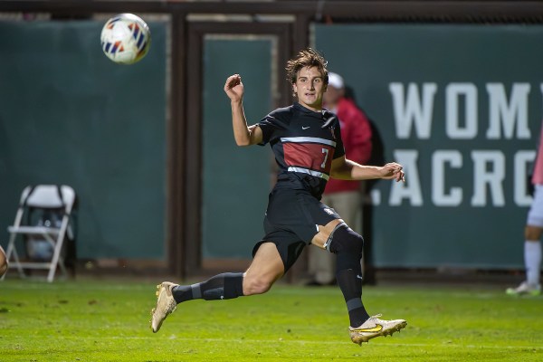 Sophomore midfielder Fletcher Bank receives a pass against Missouri State this past week (Lyndsay Radnedge/ISI Photos).