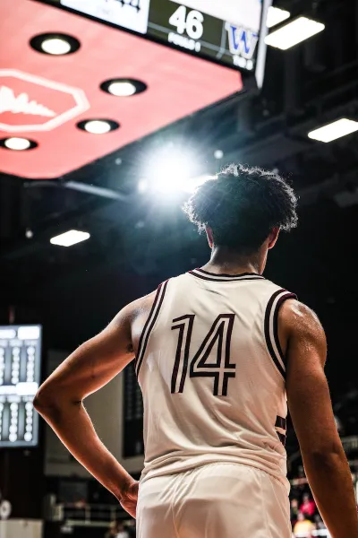 Spencer Jones during a game against Washington.