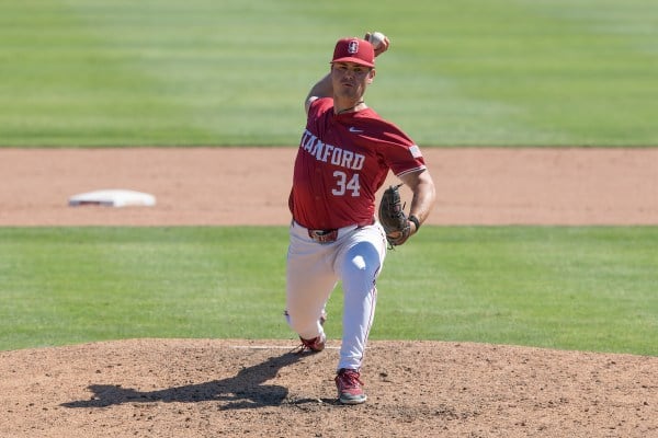 Trevor Moore on the mound during a game against Arizona State University last season.